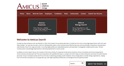 Desktop Screenshot of amicussearch.com