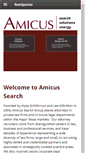 Mobile Screenshot of amicussearch.com