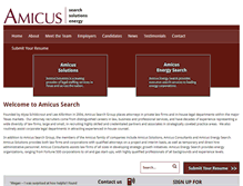 Tablet Screenshot of amicussearch.com